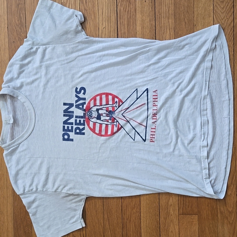 Vintage Penn Relays Philadelphia Paper Thin T Shirt